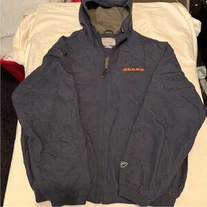 Vintage Chicago Bears Reebok Navy Blue Bears Windbreaker M